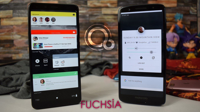  Google Fuchsia phiên bản thử nghiệm